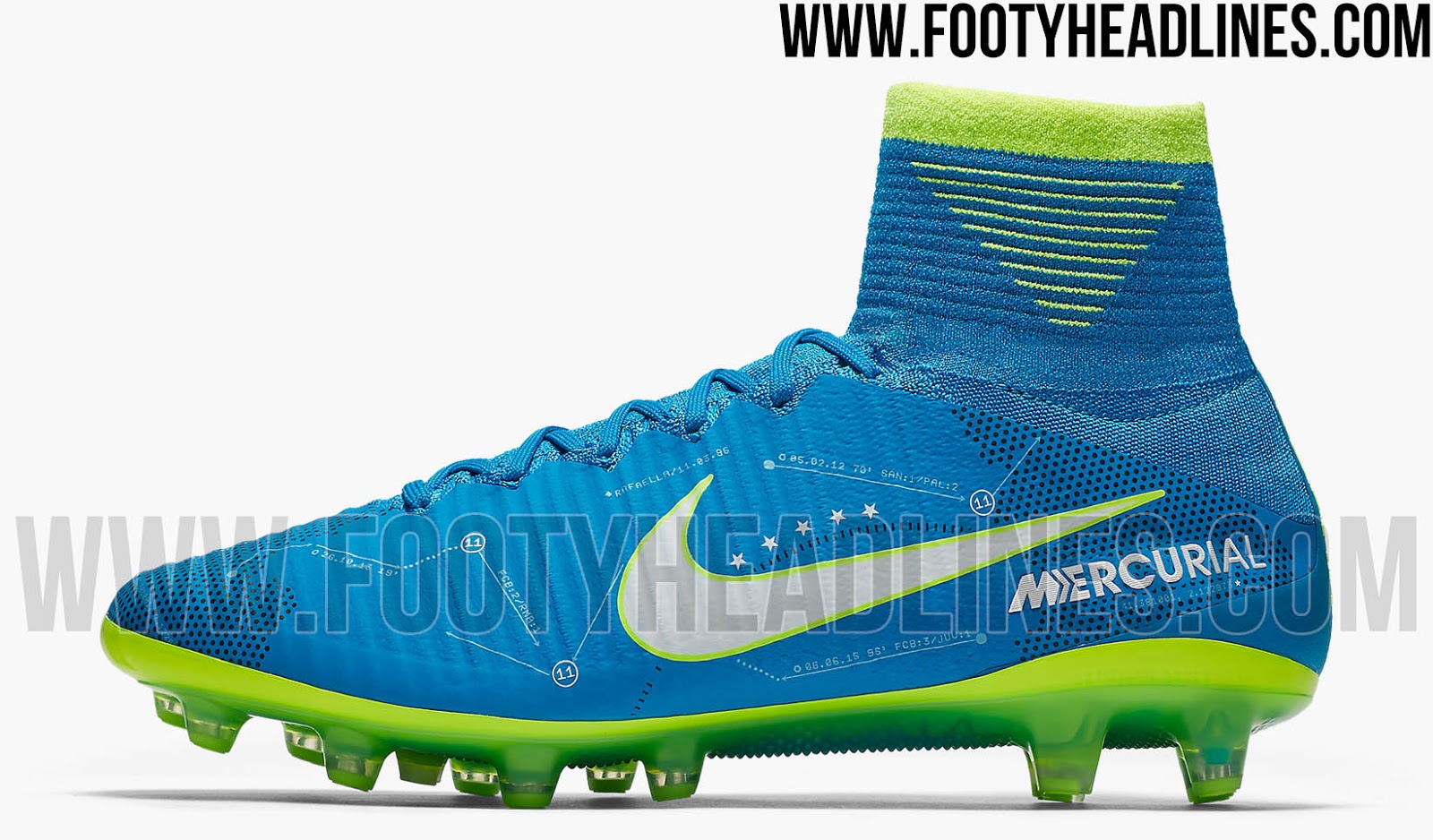 First-Ever Nike Mercurial Superfly V Neymar 2017 Signature Boots ... Nike Mercurial Superfly V Neymar Boots - Blue / White / Volt. This is the new Nike Mercurial Superfly 5 Neymar 2017 soccer ...